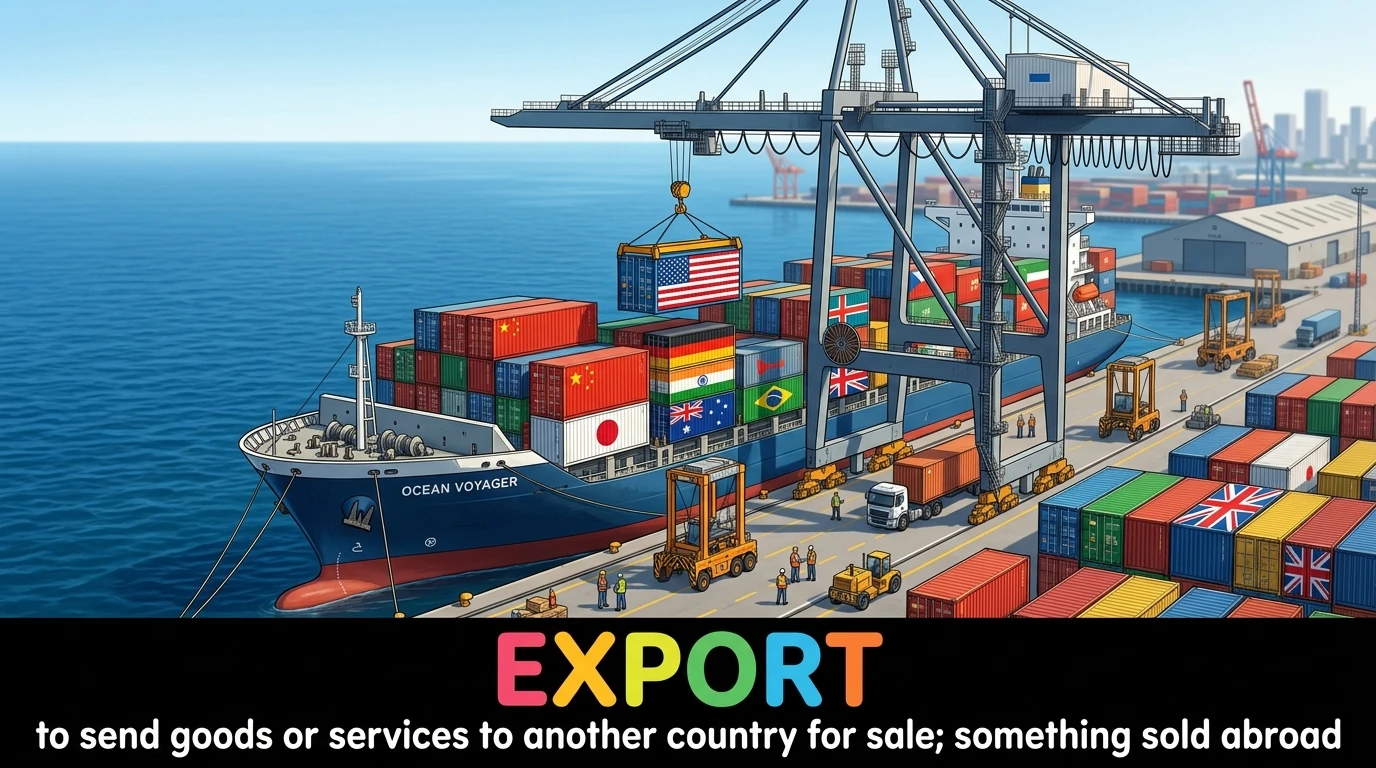 English Illustration for export